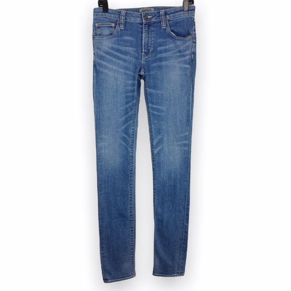 NEW $118 WeSC Womens Size 27 Lizzy 69D Soft Pale Blue Skinny Jeans - Picture 1 of 9